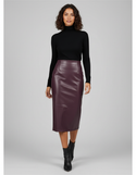 Jupe Crayon Cuir