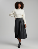 Jupe Cuir Noir