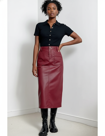 Jupe Vintage Cuir