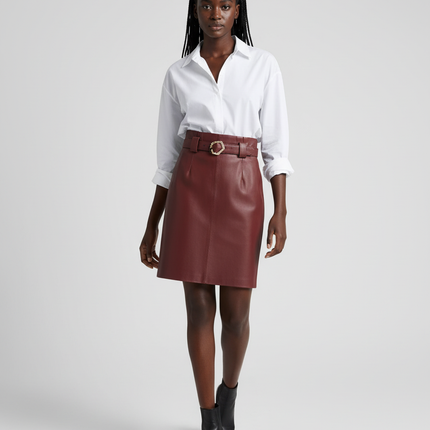 Collection image for: Jupe Courte Cuir