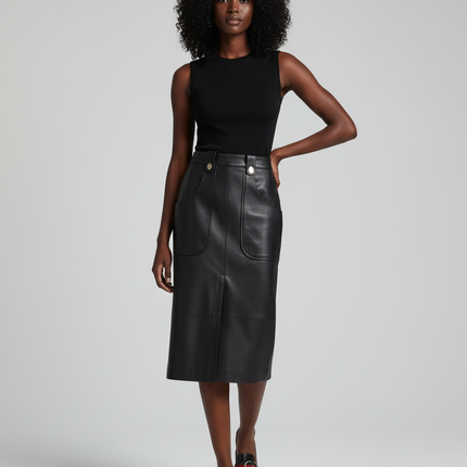 Collection image for: Jupe Midi Cuir