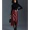 Jupe Midi Cuir