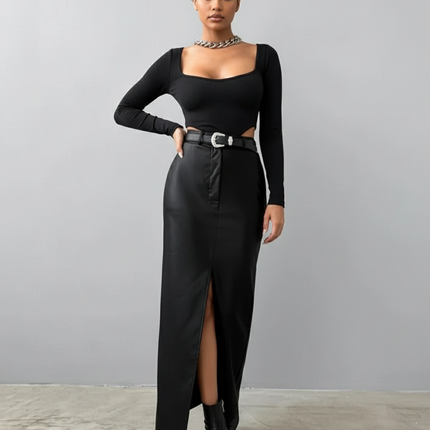 Collection image for: Jupe Longue Cuir