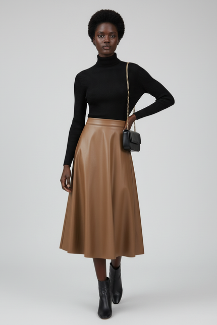 Jupe Cuir Pu