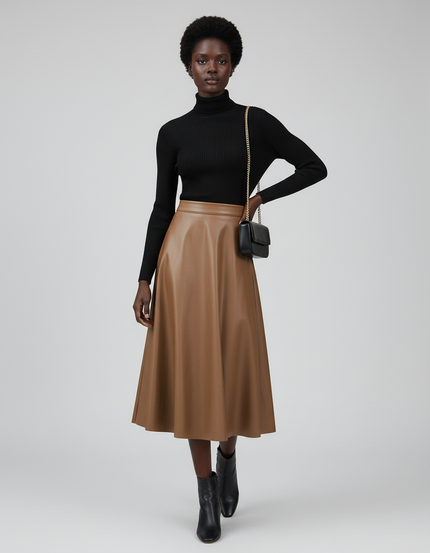 Jupe Cuir Pu