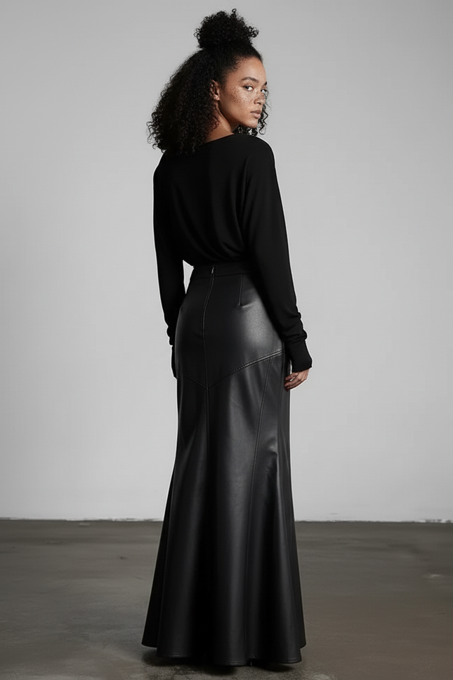 Jupe Cuir Luxe