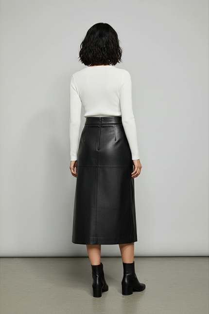 Jupe Cuir Vegetal