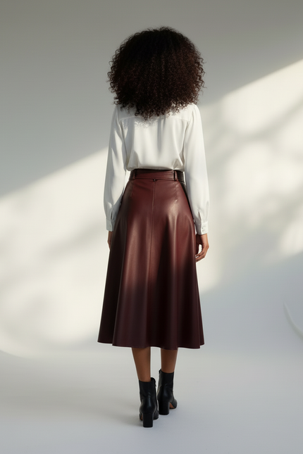 Jupe Cloche Cuir