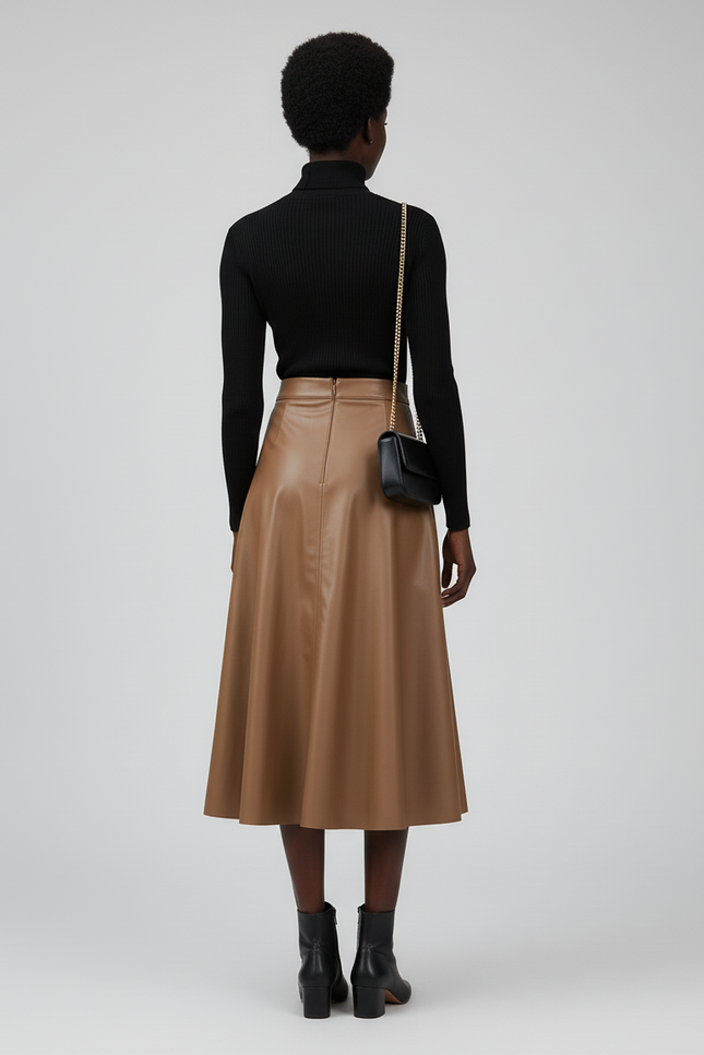 Jupe Cuir Pu