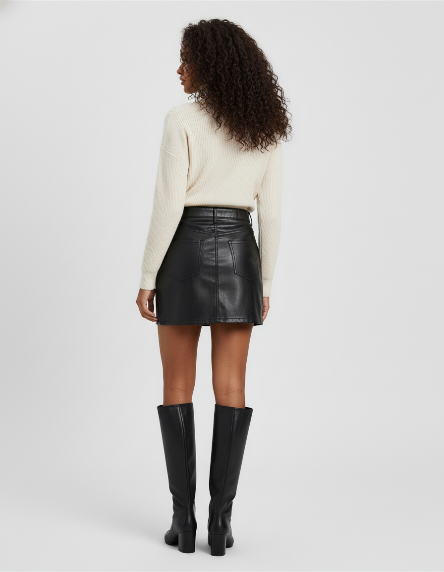 Jupes En Simili Cuir