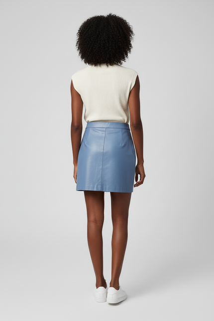 Jupe En Cuir D'Agneau