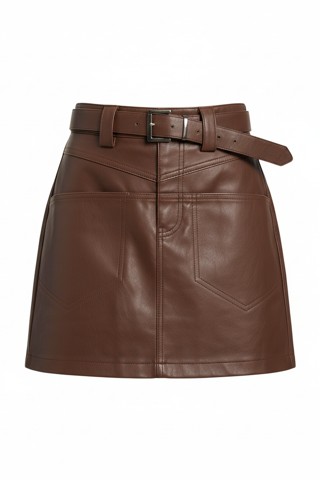Jupe Cuir Vintage