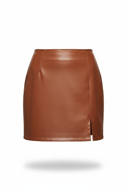 Jupe Camel Cuir