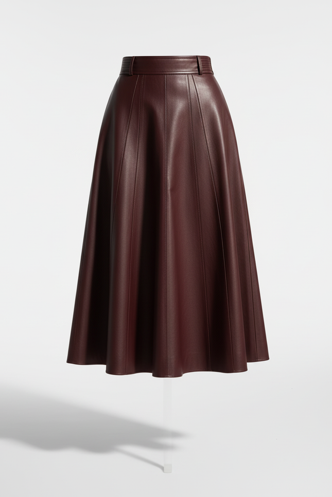 Jupe Cloche Cuir