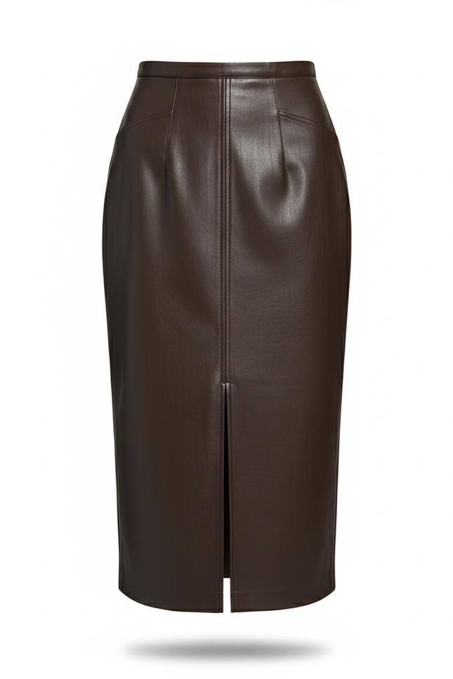 Jupe En Cuir Serré