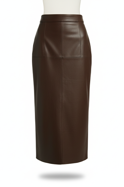 Jupe Cuir Grande Taille