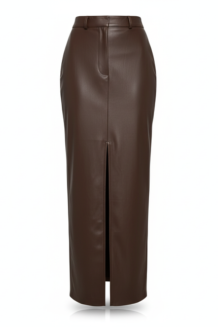 Jupe Cuir Fente