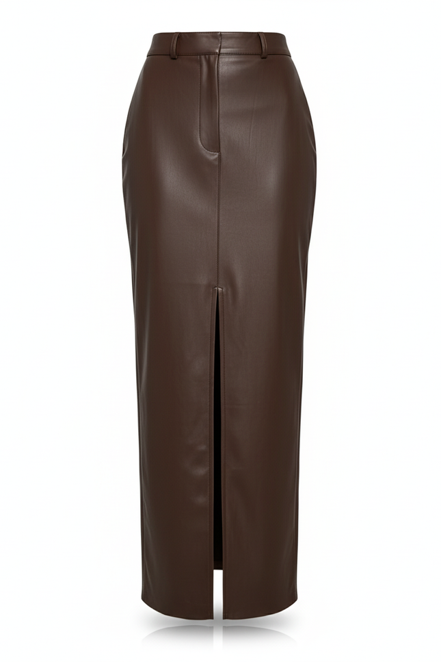 Jupe Cuir Fente