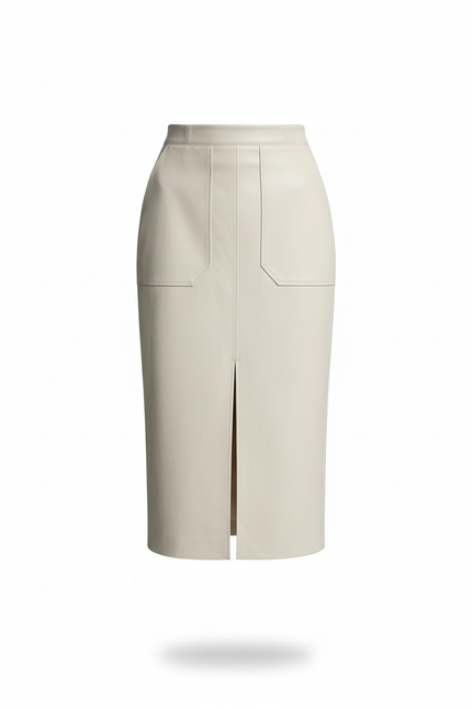 Jupe Crayon Faux Cuir