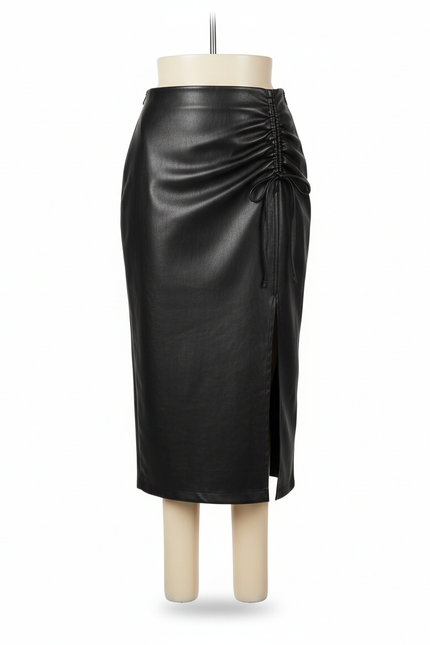 Jupe Crayon Cuir Femme