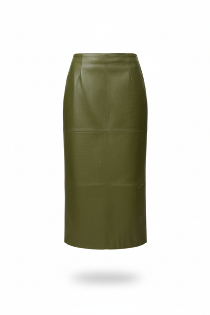 Jupe Crayon Longue Simili Cuir
